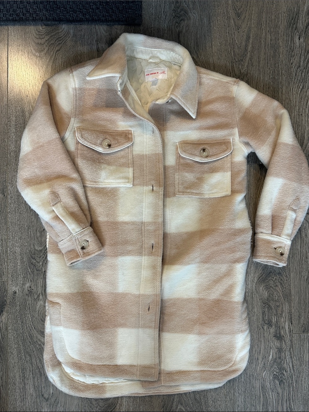 Joe fresh x Jillian Harris plaid shacket